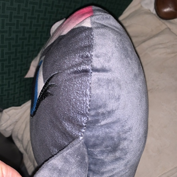 Rainbow Kitty Throw Plush Pillow Kids Cat snapchat filter - Picture 7 of 10